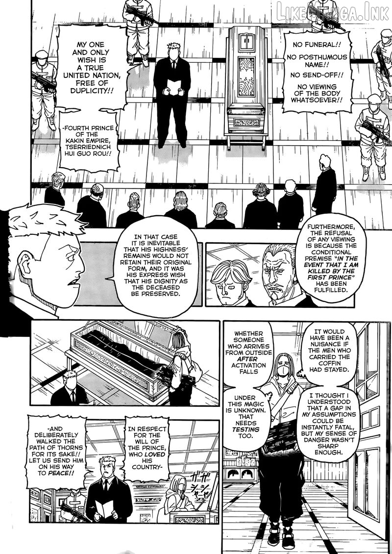 Hunter x Hunter, Chapter 418 image 12